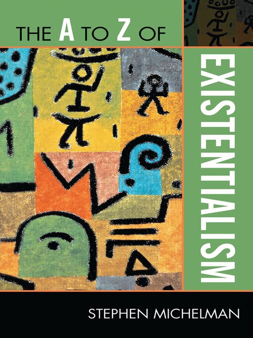 Cover image for The a to Z of Existentialism